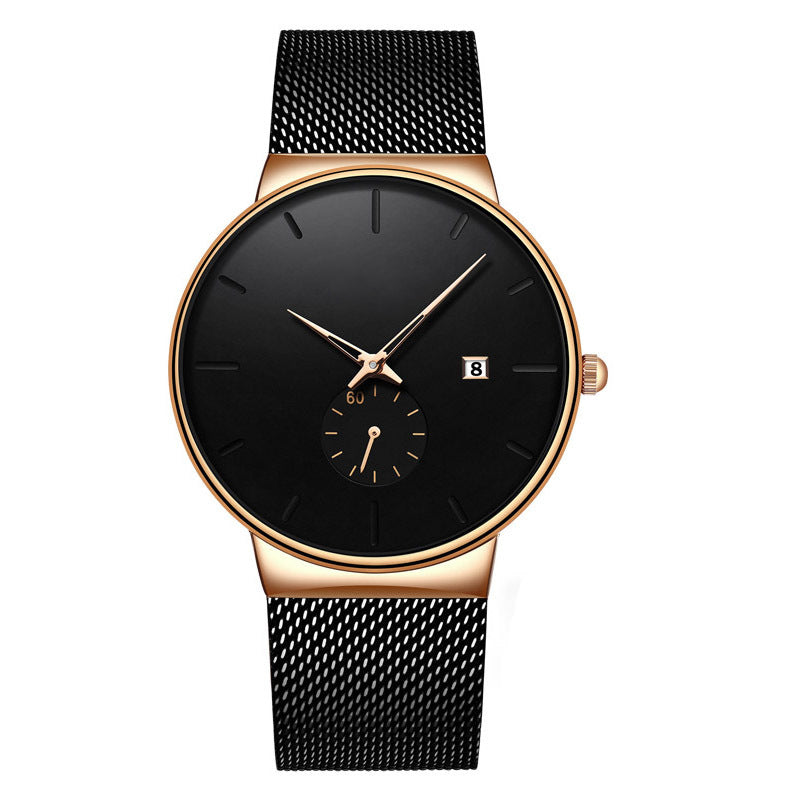 ⏳ ⌚ Zeitlich begrenzt: 50% Rabatt! Minimalistische Herrenuhr – wasserdicht, Quarzwerk, zeitloses Design ⏰ ✨