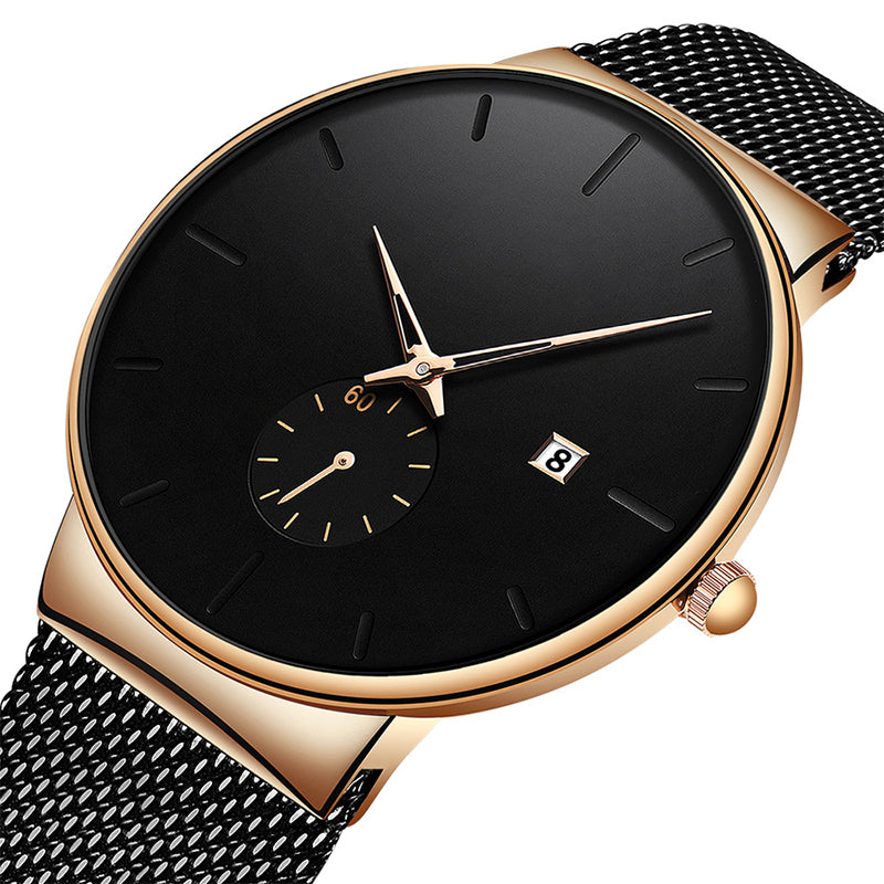⏳ ⌚ Zeitlich begrenzt: 50% Rabatt! Minimalistische Herrenuhr – wasserdicht, Quarzwerk, zeitloses Design ⏰ ✨