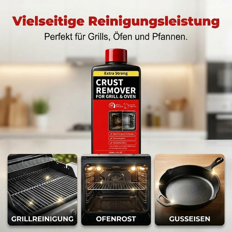 🧽 Extra starker Reiniger für Grill und Ofen 🔥Entfernt hartnäckige Fett- und Kohlerückstände in Sekunden ♨️