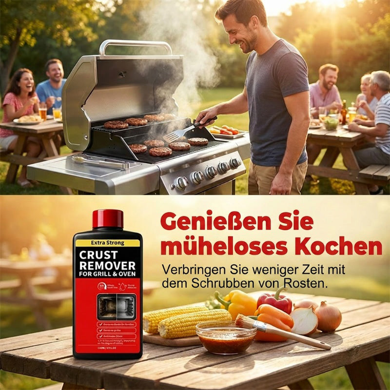 🧽 Extra starker Reiniger für Grill und Ofen 🔥Entfernt hartnäckige Fett- und Kohlerückstände in Sekunden ♨️
