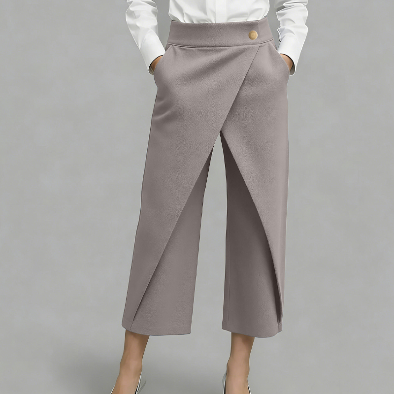 ⏳50% Rabatt für kurze Zeit⏰Damen Patchwork Cropped Freizeithose👖