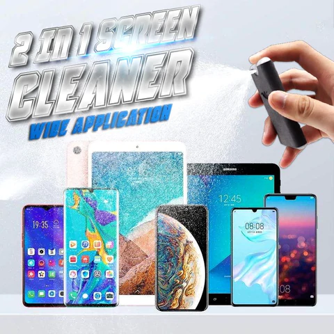 🧽 50% RABATT! 📱 2‑in‑1 Bildschirmreiniger – Tragbar, wiederverwendbar & Mikrofaser ✨