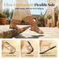 Damen-Sandalen mit überkreuzten Riemen, flache Sohle