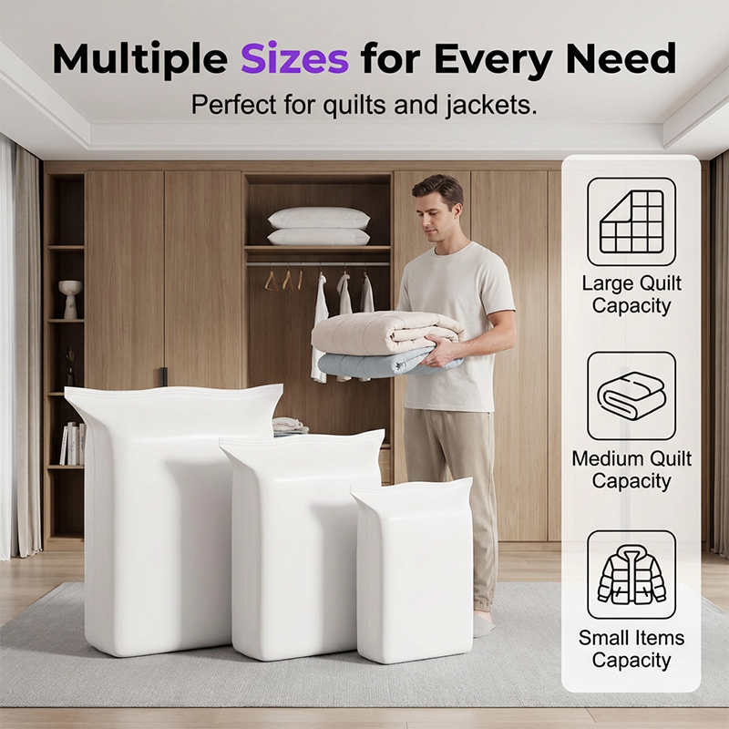 📦 ✨ Vakuum-Aufbewahrungsbeutel für Zuhause – Platzsparend, wiederverwendbar & perfekt für Kleidung und Bettwäsche 🏠