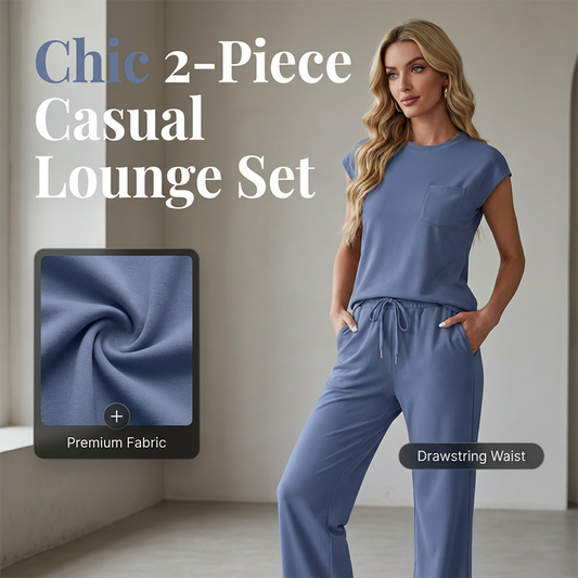 🛋️✨ Damen lässiges zweiteiliges Lounge-Set – 50% RABATT! Weich, bequem & perfekt für Zuhause, Homeoffice oder entspannte Stunden 🍂