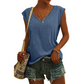Lässiges Damen-Tanktop mit V-Ausschnitt und lockerer Passform