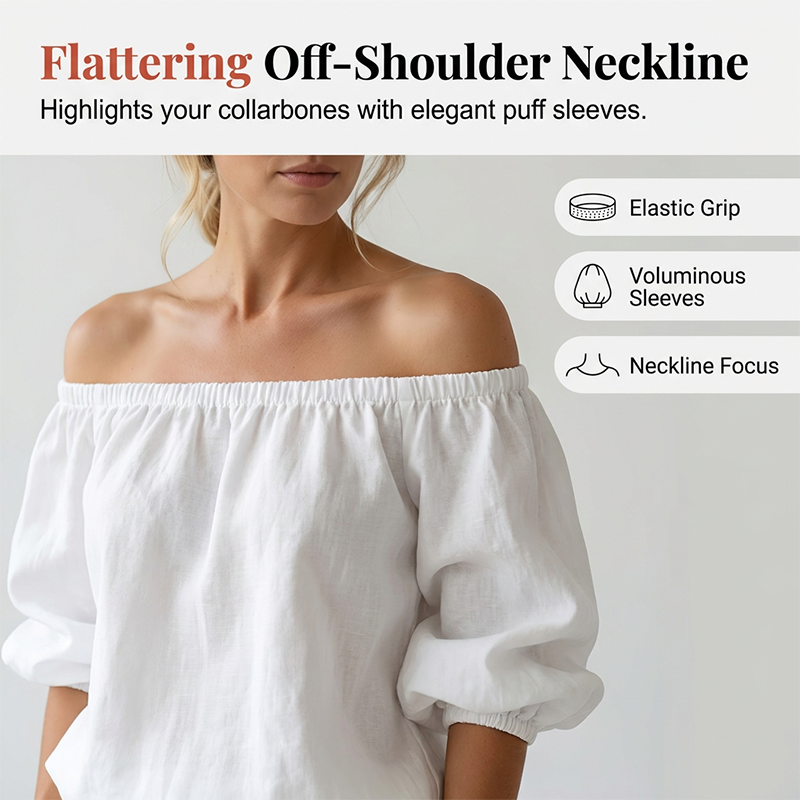 🖤 Damen Off-Shoulder Jumpsuit aus Leinen – Lässig, elegant & für jeden Tag!