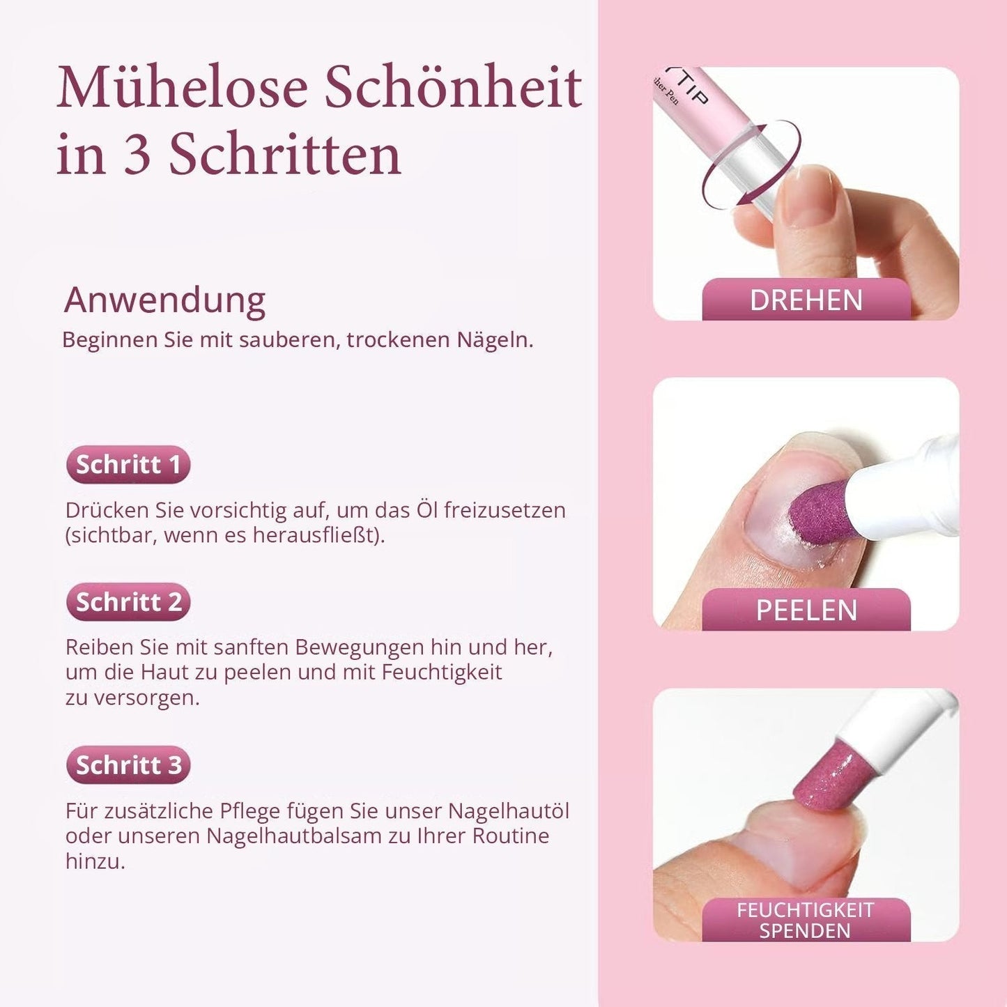 Nagelhaut-Stift 2.0 – Mehr Öl, mehr Glow, genauso mühelose Pflege