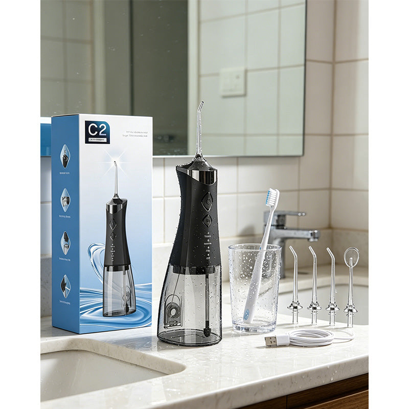 🦷💧 Kabellose Munddusche für die Zahnreinigung | Professioneller Water Flosser – JETZT 50% RABATT! 🌟