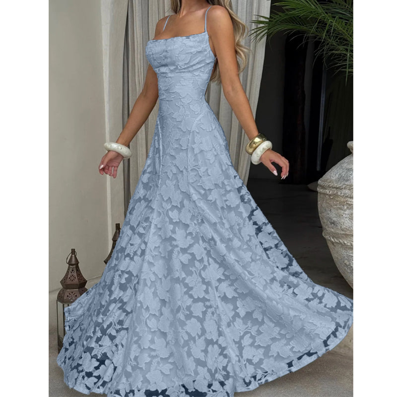 👗🌸 Figurbetontes Spitzenkleid mit Blumenmuster und ausgestelltem Saum – 50% RABATT! Romantisch, feminin & perfekt für festliche Anlässe, Hochzeiten oder Date