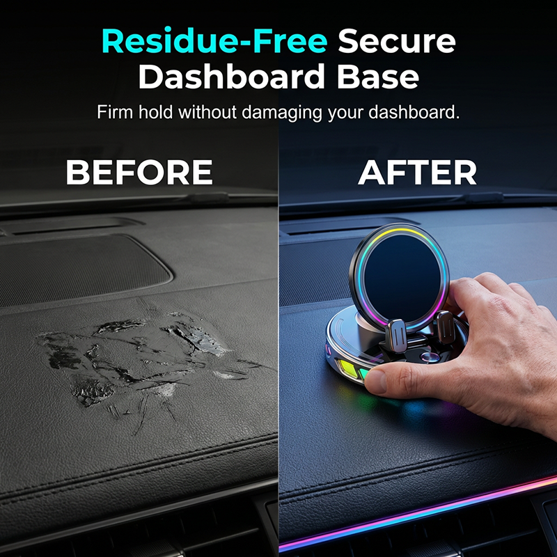 📱 RGB-Autohalterung für das Handy ✅ Automatische Befestigung & kabelloses Laden | Sicheres Fahren mit einer Hand 🚗