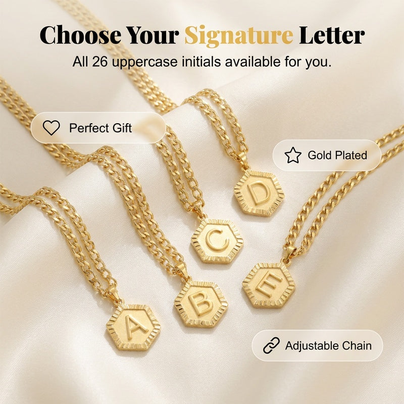 ✨ Damen Fußkette mit Initiale 💛 Goldfarbene Figaro-Kette im Minimalistischen Stil