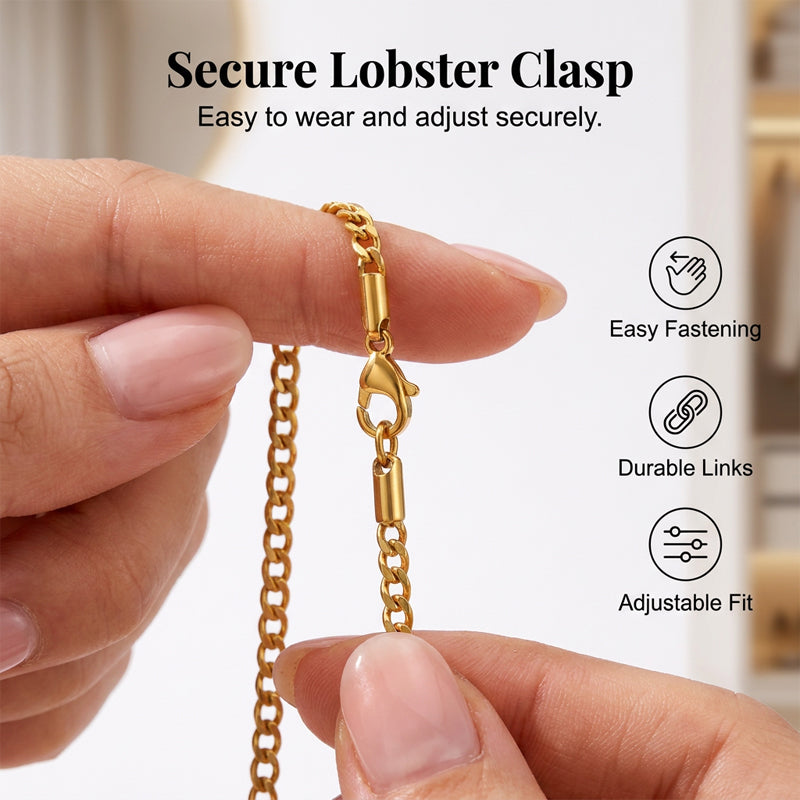 ✨ Damen Fußkette mit Initiale 💛 Goldfarbene Figaro-Kette im Minimalistischen Stil