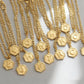 ✨ Damen Fußkette mit Initiale 💛 Goldfarbene Figaro-Kette im Minimalistischen Stil