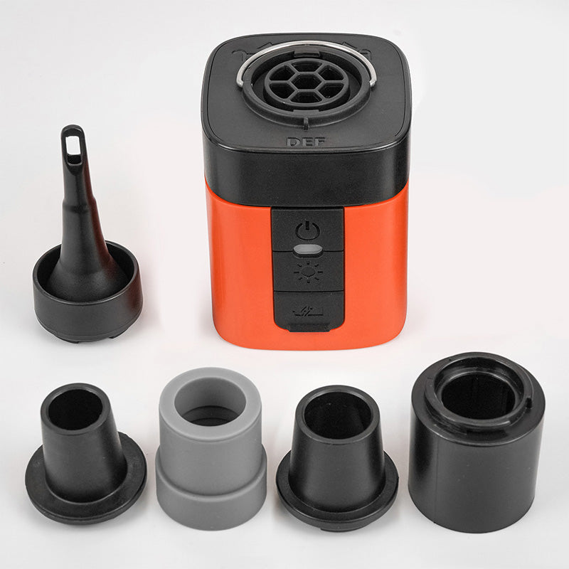 Mini-Air-Pump mit SOS-Licht – kabellos & vielseitig – perfekt für Camping & Reisen🏕️🆘