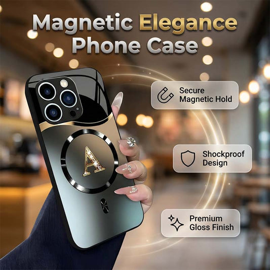 📱✨ Stylische magnetische stoßfeste Handyhülle – MagSafe-kompatibel, Militärschutz & kabelloses Laden