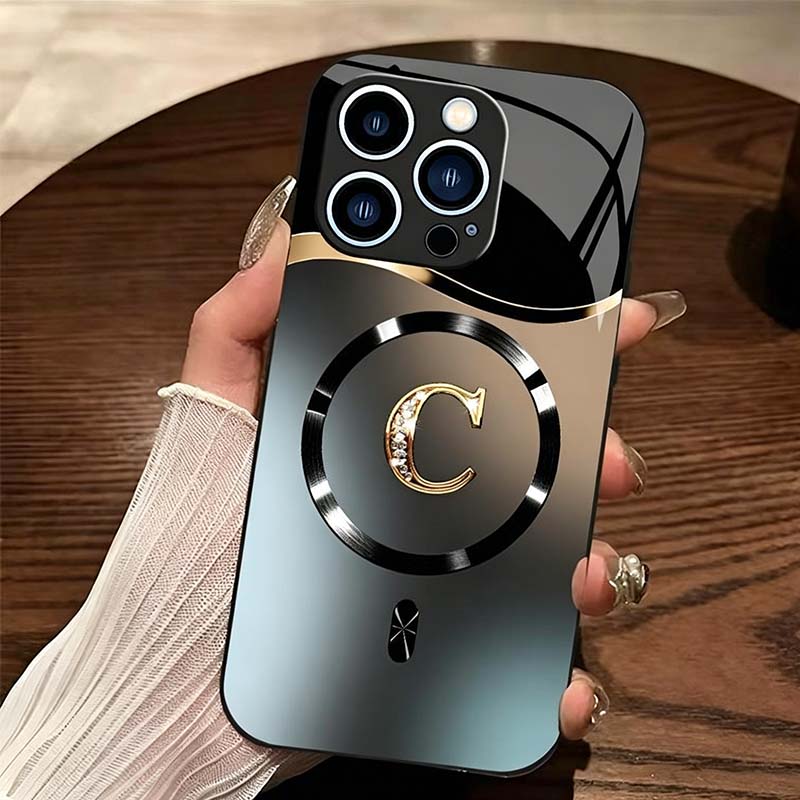 📱✨ Stylische magnetische stoßfeste Handyhülle – MagSafe-kompatibel, Militärschutz & kabelloses Laden
