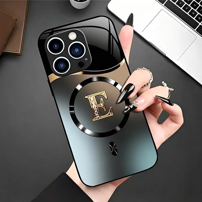 📱✨ Stylische magnetische stoßfeste Handyhülle – MagSafe-kompatibel, Militärschutz & kabelloses Laden