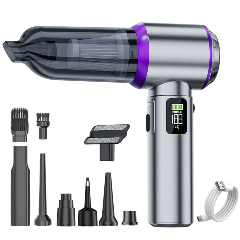 🧹🔋 Tragbarer Handstaubsauger | Bürstenloser Motor & Digitalanzeige ✨