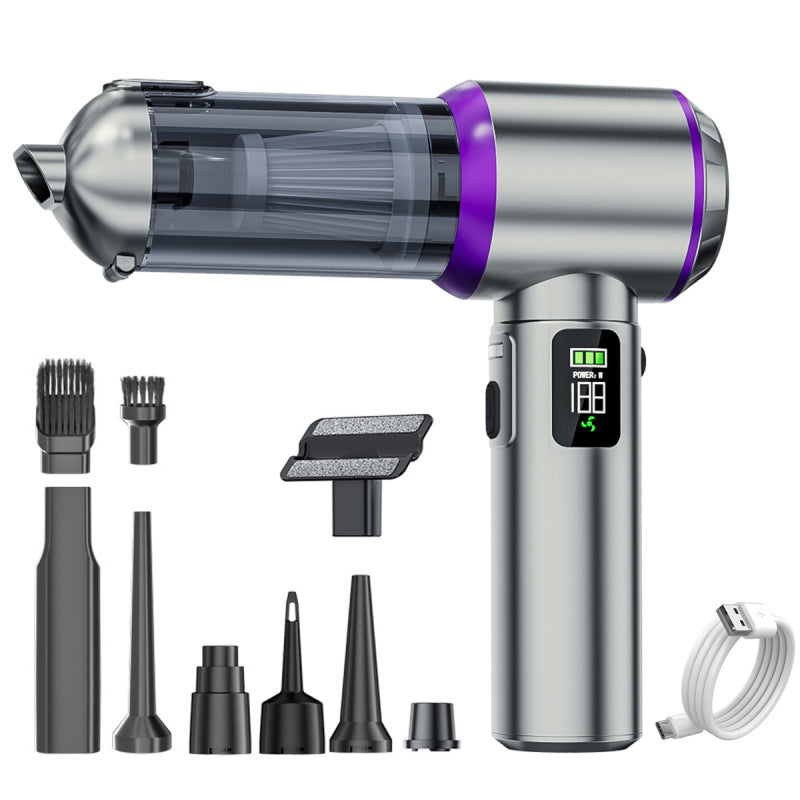 🧹🔋 Tragbarer Handstaubsauger | Bürstenloser Motor & Digitalanzeige ✨