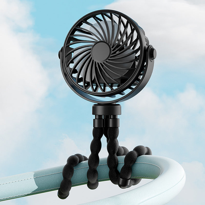 🐙💨 Mini-Handventilator „Octopus“ mit mehreren Funktionen ✨
