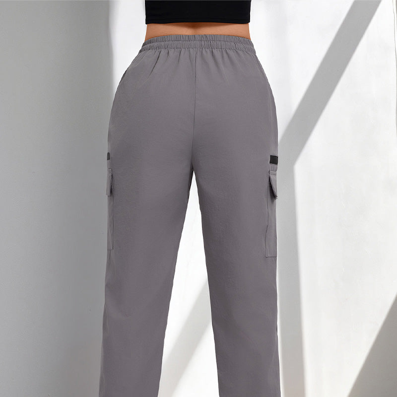 ✨Schnelltrocknende Damen Sporthose 🏃‍♀️ Leicht, Luftig & Mit Praktischen Taschen