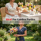👗 Langes Maxikleid mit Blumenmuster, V-Ausschnitt & geraffter Taille – elegant & figurbetonend