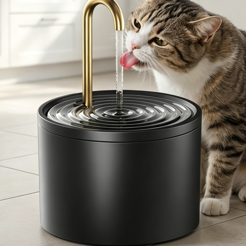 🐕 Versandkostenfrei ✨  Trinkbrunnen für Katzen & Hunde – Wasserzirkulation, leiser Betrieb & einfache Reinigung – Frischwasserquelle für gesunde Haustiere – mit Kohlefilter und einstellbarer Wassermenge 💧