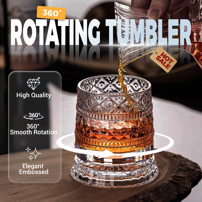 📢📢50 % Rabatt!!🥳🏰 360° drehbarer Whisky-Glasbecher