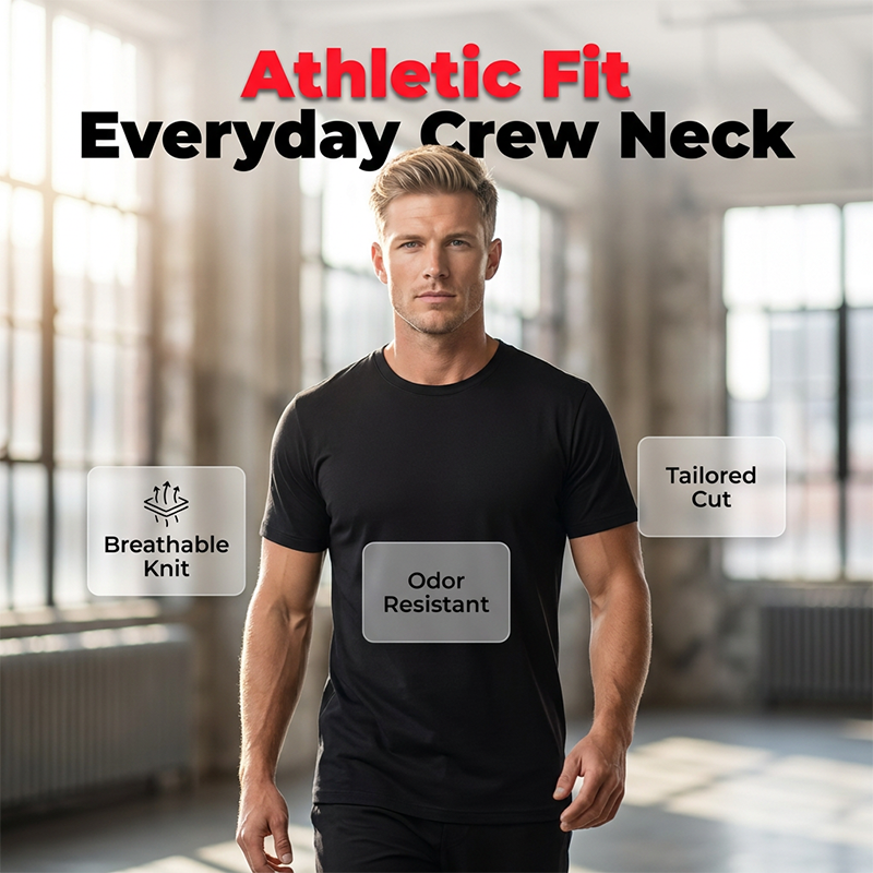 Unisex All-Day Freshness Quick-Dry T-Shirt