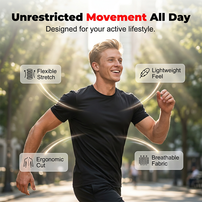 Unisex All-Day Freshness Quick-Dry T-Shirt