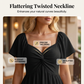 👗 Nur für kurze Zeit: 50 % Rabatt! ✨ Elegantes, rückenfreies Kleid mit Puffärmeln und Schleife – Knoten vorne, A-Linie 🎠