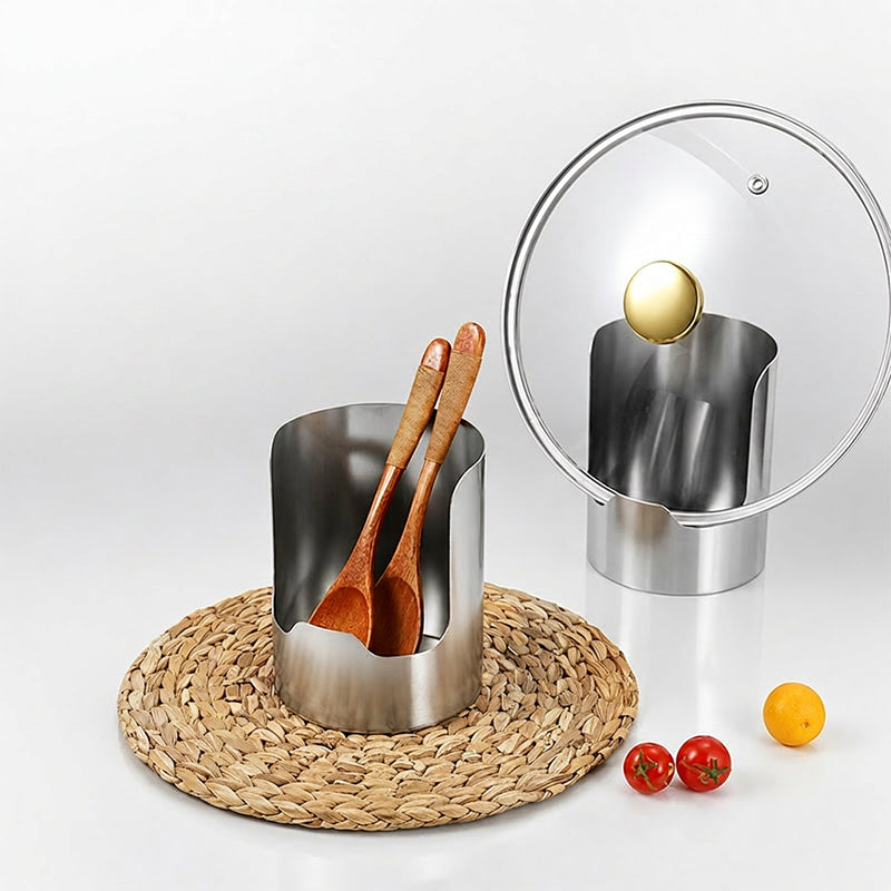 🍳✨ Limitiert – 50% Rabatt! Multifunktionaler Küchenutensilien-Organizer aus hochwertigem Edelstahl – Vertikales, platzsparendes Design, ölbeständig & leicht zu reinigen – Ideal für Löffel, Schöpfer, Schneebesen & Messer 🔥