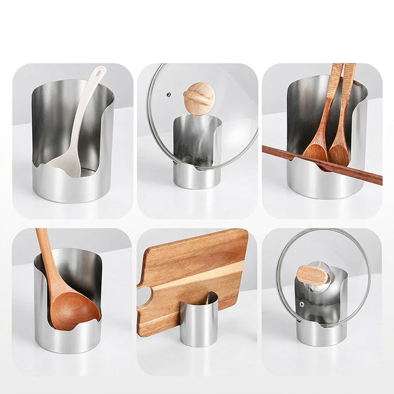 🍳✨ Limitiert – 50% Rabatt! Multifunktionaler Küchenutensilien-Organizer aus hochwertigem Edelstahl – Vertikales, platzsparendes Design, ölbeständig & leicht zu reinigen – Ideal für Löffel, Schöpfer, Schneebesen & Messer 🔥