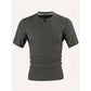 ✨Sommer-Sonderangebot 50% RABATT!👕Slim-Fit-Kurzarmhemd mit V-Ausschnitt für Herren