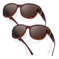 ⏰ Nur noch heute 50% Rabatt! 🕶️ Damen übergroße polarisierte Überbrillen Sonnenbrille | Modischer großer Rahmen, passt über jede Korrekturbrille für Autofahren, Urlaub & Stadtspaziergänge ✨