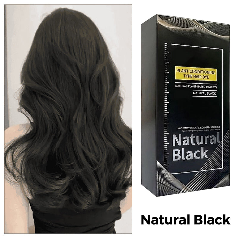 Pflanzliche Haarfärbecreme mit Kamm-Applikator