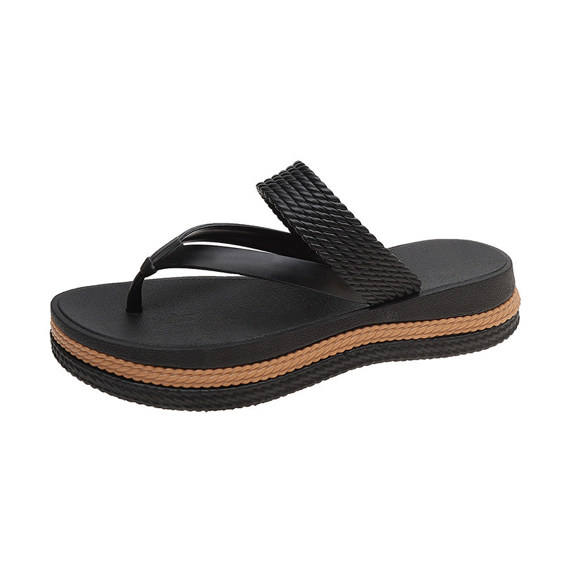 👡 50% RABATT! ☀️ Damen-Plateau-Zehenstegsandalen mit gewebten Riemen – Bequem, luftig & perfekt für Strand, Alltag & Reisen – Leichter Laufkomfort den ganzen Sommer lang 🌿