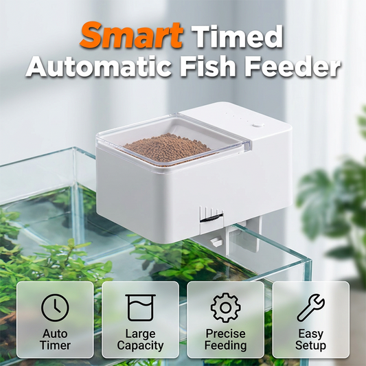 Automatischer Fischfutterautomat mit Zeitschaltuhr