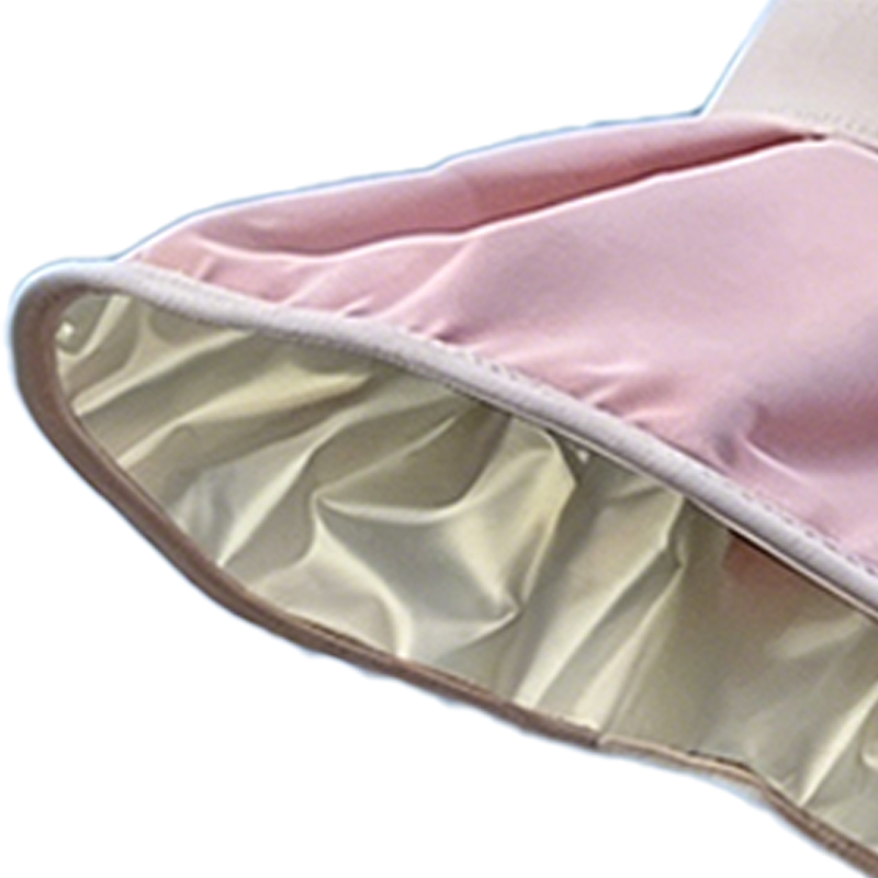 Atmungsaktiver Sonnenhut mit Strickkrone und Schleife