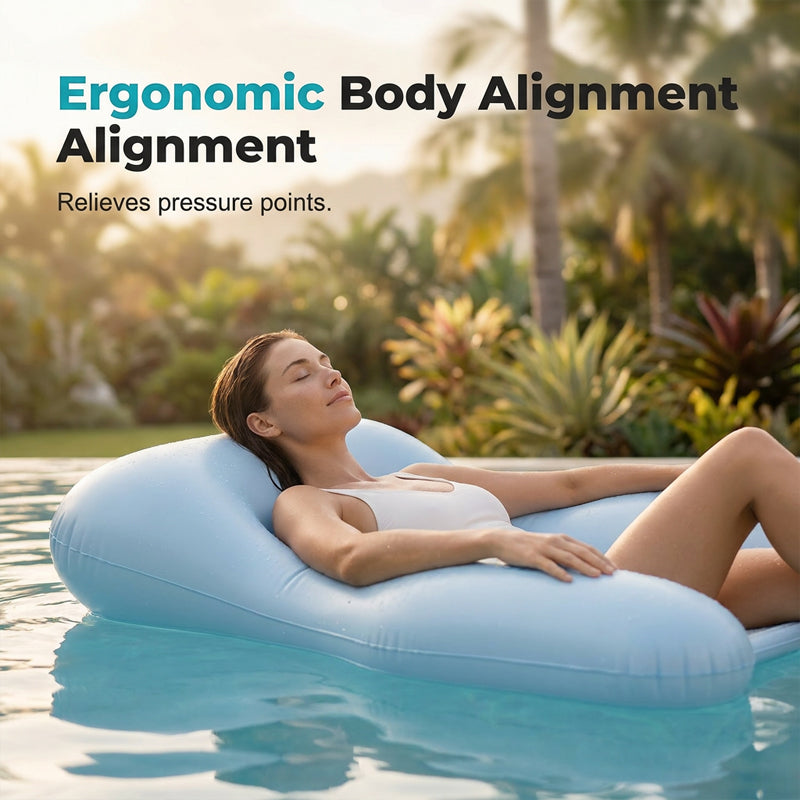 Skin-Friendly PVC Pool Lounger Float