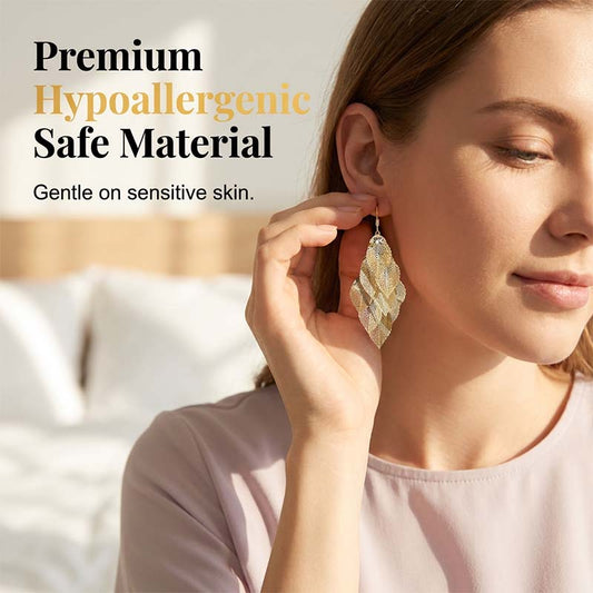 🔥🍃 50% RABATT! Elegante fallende hohle Blatt-Ohrringe für Damen – verspielt, feminin, perfekt für Frühling & Sommer. 🌸💎