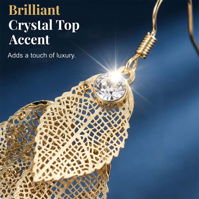 🔥🍃 50% RABATT! Elegante fallende hohle Blatt-Ohrringe für Damen – verspielt, feminin, perfekt für Frühling & Sommer. 🌸💎