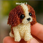 🎨🐶 Colorful Beaded 3D Dog Model Kit – 50% RABATT! Bunte Perlen, 3D-Design, kreativer Bastelspaß für Groß & Klein. 🔥✨