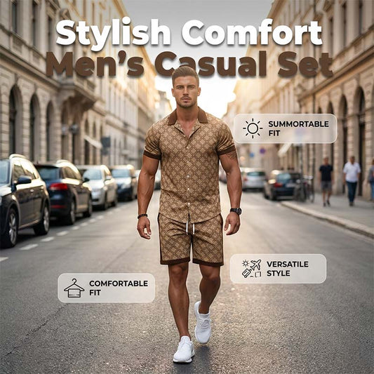 👔📢 50% RABATT! Herren Casual Zweiteiler-Set im Old Money Stil – Elegant, bequem & vielseitig für Freizeit & Reisen ✨