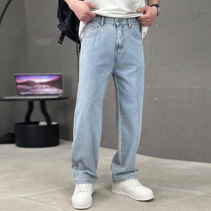 👖🔥 Men's Loose Fit Straight Leg Pants with Classic Pockets – 50% RABATT! Bequeme Hosen mit geradem Bein & klassischen Taschen. ✨💪
