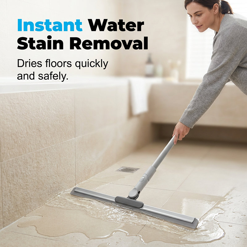 🧹 JETZT 50% RABATT! ⏰ Tragbarer Silikon-Wischmopp mit Drehkopf – Streifenfrei & leicht spülbar – Perfekt für Fenster, Spiegel oder Böden – Leicht und faltbar zur Aufbewahrung 💧