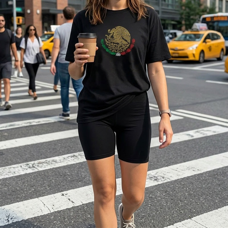 Lässiges Damen-T-Shirt mit Mexiko-Print