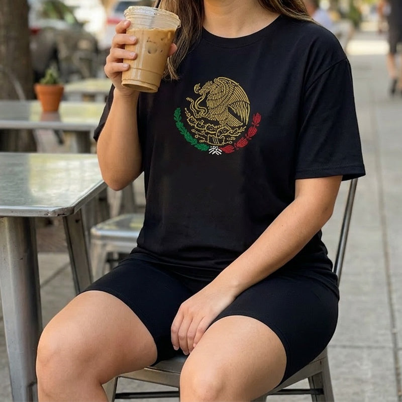Lässiges Damen-T-Shirt mit Mexiko-Print