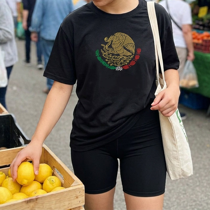Lässiges Damen-T-Shirt mit Mexiko-Print